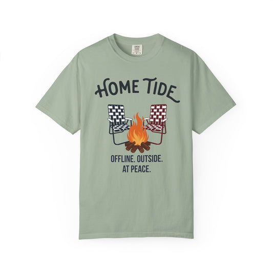 Bonfire at peace tee- Home Tide