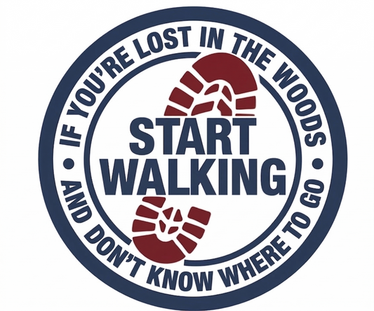 Lost in the Woods? Start Walking: Why action is the only antidote to feeling stuck.