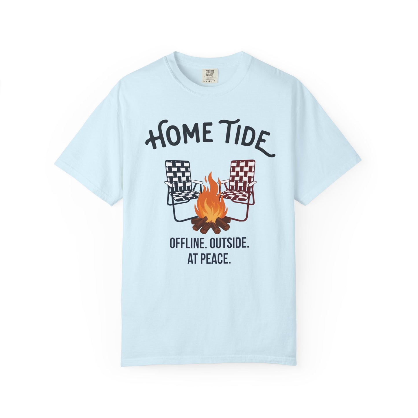 Bonfire at peace tee- Home Tide